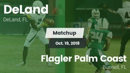 Matchup: DeLand  vs. Flagler Palm Coast  2018