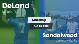 Matchup: DeLand  vs. Sandalwood  2018