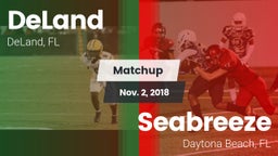 Matchup: DeLand  vs. Seabreeze  2018