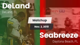 Matchup: DeLand  vs. Seabreeze  2018
