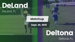 Matchup: DeLand  vs. Deltona  2019