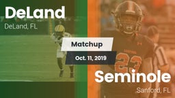 Matchup: DeLand  vs. Seminole  2019