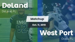 Matchup: DeLand  vs. West Port  2019