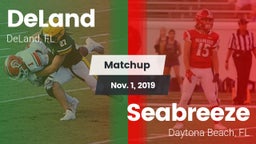 Matchup: DeLand  vs. Seabreeze  2019