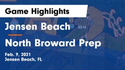 Jensen Beach  vs North Broward Prep  Game Highlights - Feb. 9, 2021