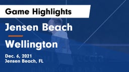 Jensen Beach  vs Wellington  Game Highlights - Dec. 6, 2021
