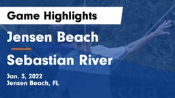 Jensen Beach  vs Sebastian River Game Highlights - Jan. 3, 2022