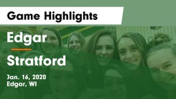 Edgar  vs Stratford  Game Highlights - Jan. 16, 2020
