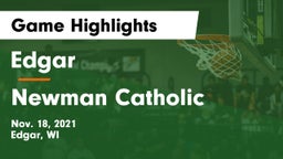 Edgar  vs Newman Catholic  Game Highlights - Nov. 18, 2021