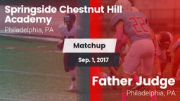 Matchup: Springside Chestnut vs. Father Judge  2017