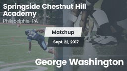 Matchup: Springside Chestnut vs. George Washington 2017