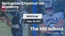 Matchup: Springside Chestnut vs. The Hill School 2017