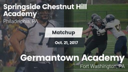 Matchup: Springside Chestnut vs. Germantown Academy 2017