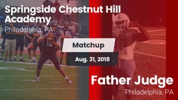 Matchup: Springside Chestnut vs. Father Judge  2018