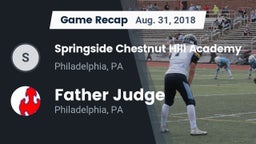 Recap: Springside Chestnut Hill Academy  vs. Father Judge  2018