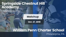 Matchup: Springside Chestnut vs. William Penn Charter School 2018