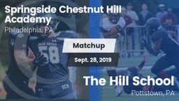 Matchup: Springside Chestnut vs. The Hill School 2019