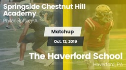 Matchup: Springside Chestnut vs. The Haverford School 2019