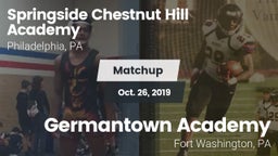 Matchup: Springside Chestnut vs. Germantown Academy 2019