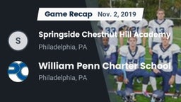 Recap: Springside Chestnut Hill Academy  vs. William Penn Charter School 2019