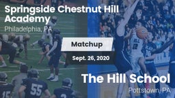 Matchup: Springside Chestnut vs. The Hill School 2020