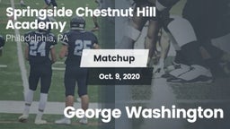 Matchup: Springside Chestnut vs. George Washington  2020