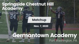 Matchup: Springside Chestnut vs. Germantown Academy 2020