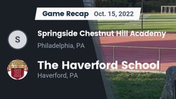 Recap: Springside Chestnut Hill Academy  vs. The Haverford School 2022