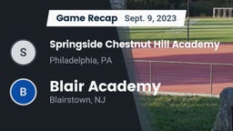 Recap: Springside Chestnut Hill Academy  vs. Blair Academy 2023