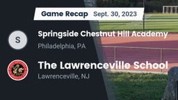 Recap: Springside Chestnut Hill Academy  vs. The Lawrenceville School 2023