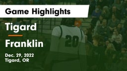 Tigard  vs Franklin  Game Highlights - Dec. 29, 2022