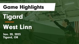 Tigard  vs West Linn  Game Highlights - Jan. 20, 2023