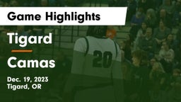 Tigard  vs Camas  Game Highlights - Dec. 19, 2023