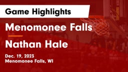 Menomonee Falls  vs Nathan Hale  Game Highlights - Dec. 19, 2023