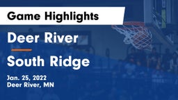 Deer River  vs South Ridge  Game Highlights - Jan. 25, 2022