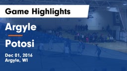 Argyle  vs Potosi Game Highlights - Dec 01, 2016