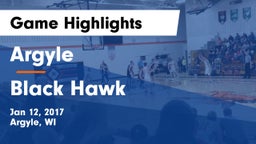 Argyle  vs Black Hawk  Game Highlights - Jan 12, 2017