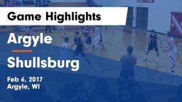 Argyle  vs Shullsburg Game Highlights - Feb 6, 2017
