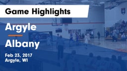 Argyle  vs Albany Game Highlights - Feb 23, 2017