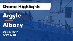 Argyle  vs Albany  Game Highlights - Dec. 5, 2017