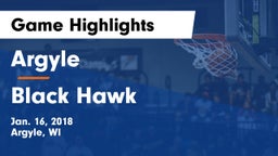 Argyle  vs Black Hawk  Game Highlights - Jan. 16, 2018