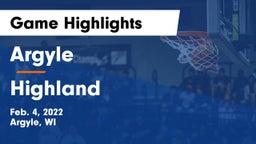 Argyle  vs Highland  Game Highlights - Feb. 4, 2022