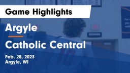 Argyle  vs Catholic Central  Game Highlights - Feb. 28, 2023