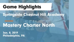 Springside Chestnut Hill Academy  vs Mastery Charter North  Game Highlights - Jan. 8, 2019