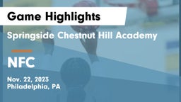 Springside Chestnut Hill Academy  vs NFC Game Highlights - Nov. 22, 2023