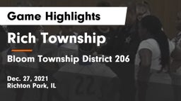 Rich Township  vs Bloom Township  District 206 Game Highlights - Dec. 27, 2021