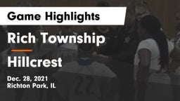 Rich Township  vs Hillcrest  Game Highlights - Dec. 28, 2021