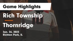 Rich Township  vs Thornridge  Game Highlights - Jan. 26, 2023