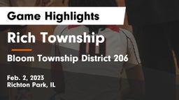 Rich Township  vs Bloom Township  District 206 Game Highlights - Feb. 2, 2023