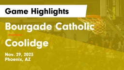 Bourgade Catholic  vs Coolidge  Game Highlights - Nov. 29, 2023